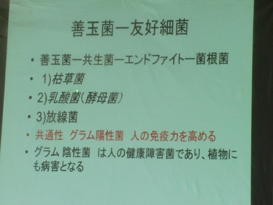 講演『プロバイオティクス環境農業の展望』に参加！